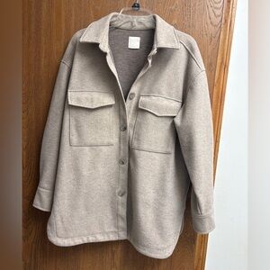 H&M Brown Knit Fabric